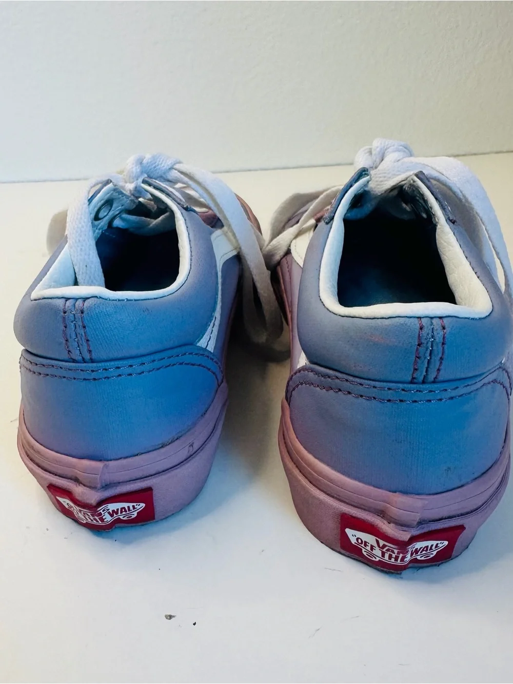 Vans Kids Old Skool Sunset Fade Lilac Sneakers Size 12.5
